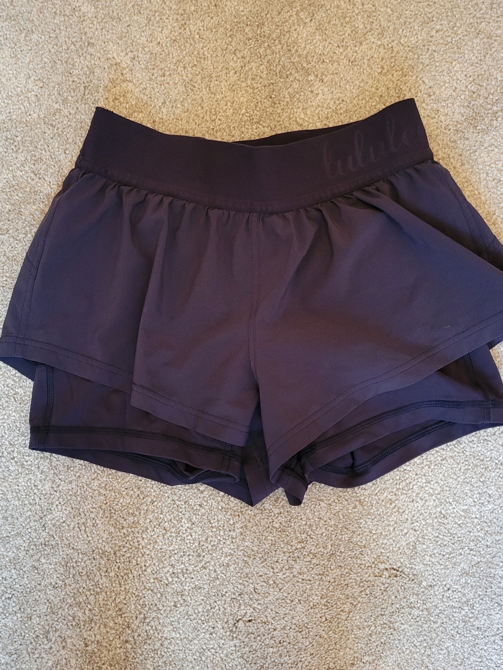 lululemon athletica Women's Dark Navy Layered Active Skort